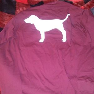 BNWT'S VS PINK CAMPUS TEE Size Small Oversized